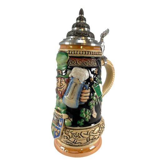 Pinnacle Peak Trading Company Ireland LE German Beer Stein with Pewter Lid .5 liter Made in Germany by King Werk