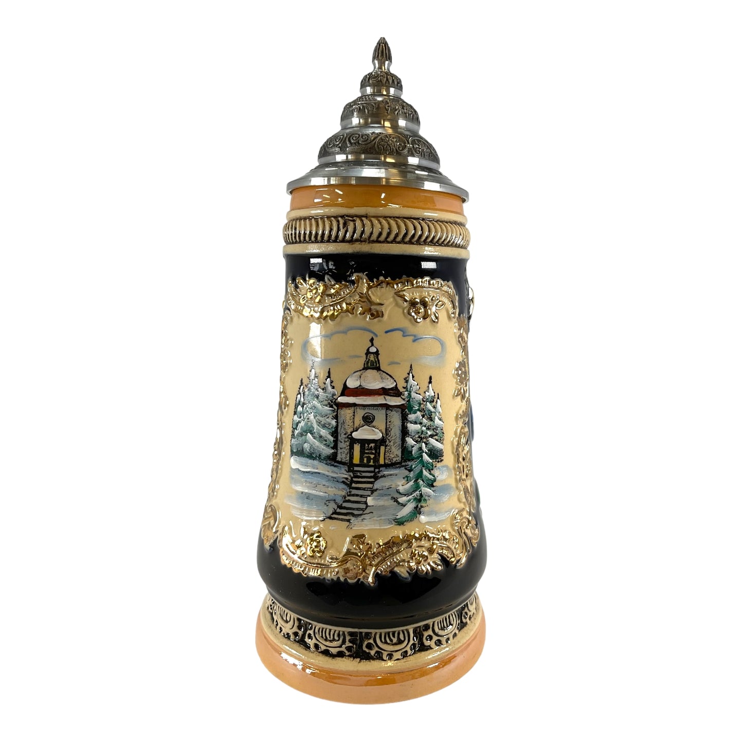 Pinnacle Peak Trading Silent Night Chapel LE German Christmas Beer Stein Made in Germany by King Werks