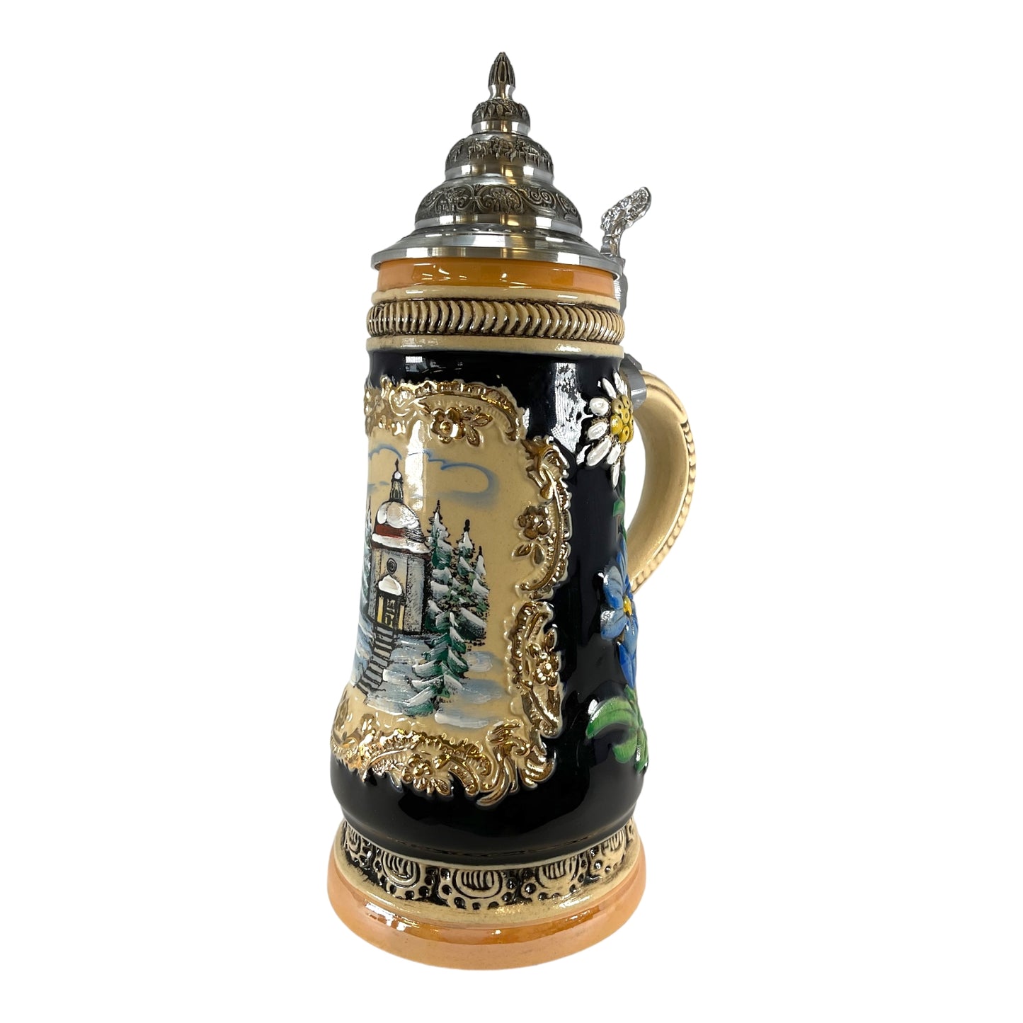 Pinnacle Peak Trading Silent Night Chapel LE German Christmas Beer Stein Made in Germany by King Werks