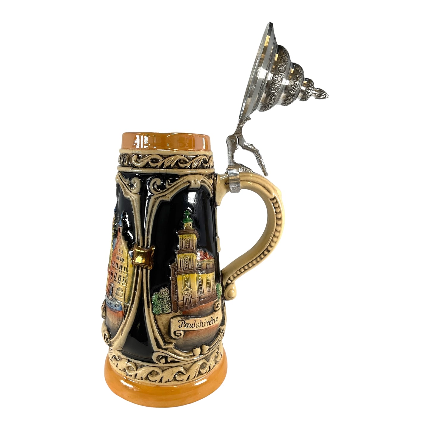 Pinnacle Peak Trading Frankfurt Germany Landmarks LE German Beer Stein .5L Handcrafted Germany by King Werks