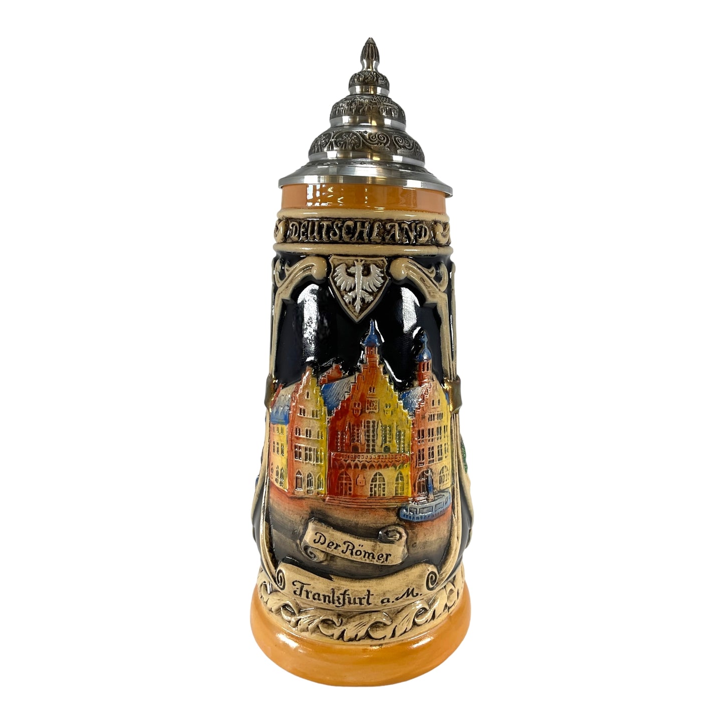 Pinnacle Peak Trading Frankfurt Germany Landmarks LE German Beer Stein .5L Handcrafted Germany by King Werks