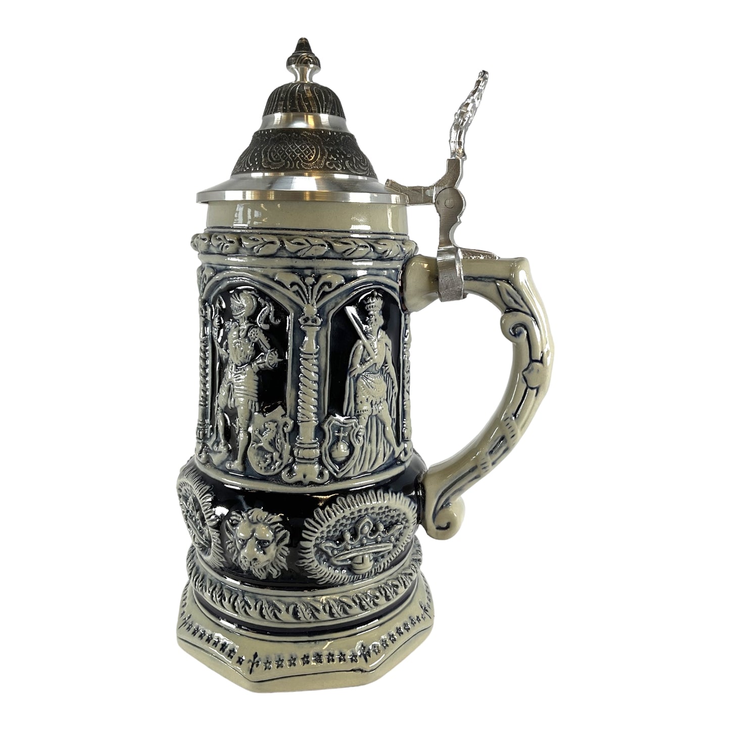 Pinnacle Peak Trading Emperor Charles King LE Relief German Beer Stein .75 L Handcrafted in Germany by King Werks