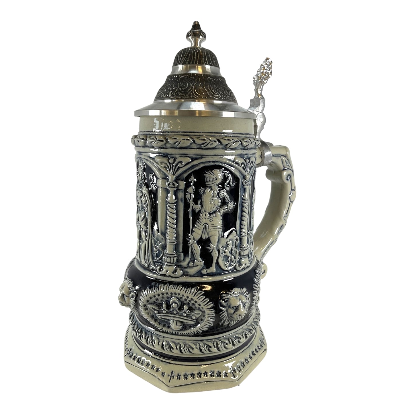 Pinnacle Peak Trading Emperor Charles King LE Relief German Beer Stein .75 L Handcrafted in Germany by King Werks