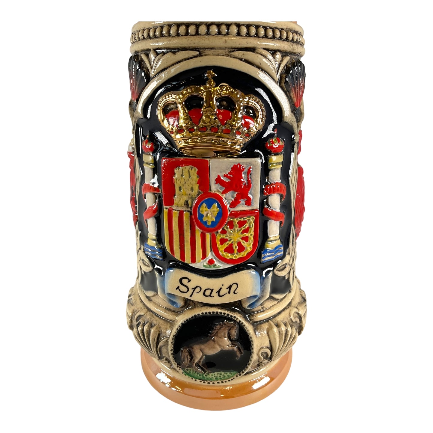 Pinnacle Peak Trading Spain Coat of Arms Spanish Matador and Dancers LE German Beer Stein .5 L by King Werks