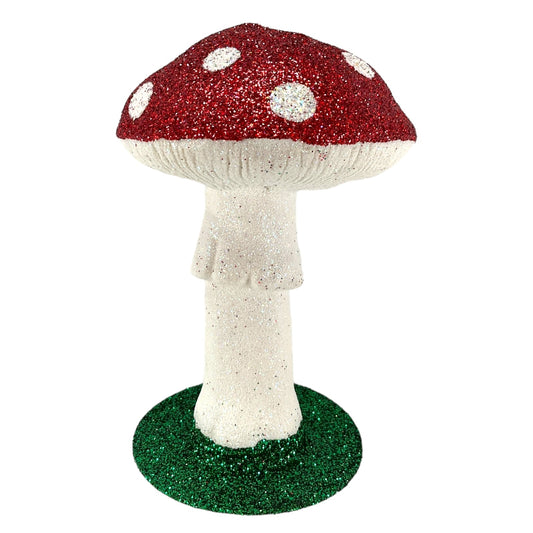 Pinnacle Peak Trading Ino Schaller Small Red and White Toadstool Mushroom Figurine 6.25 inch