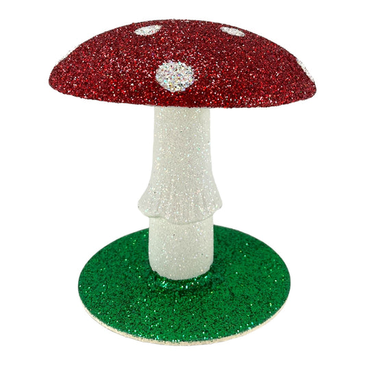 Pinnacle Peak Trading Ino Schaller Red and White Toadstool Mushroom Figurine 4.75 inch