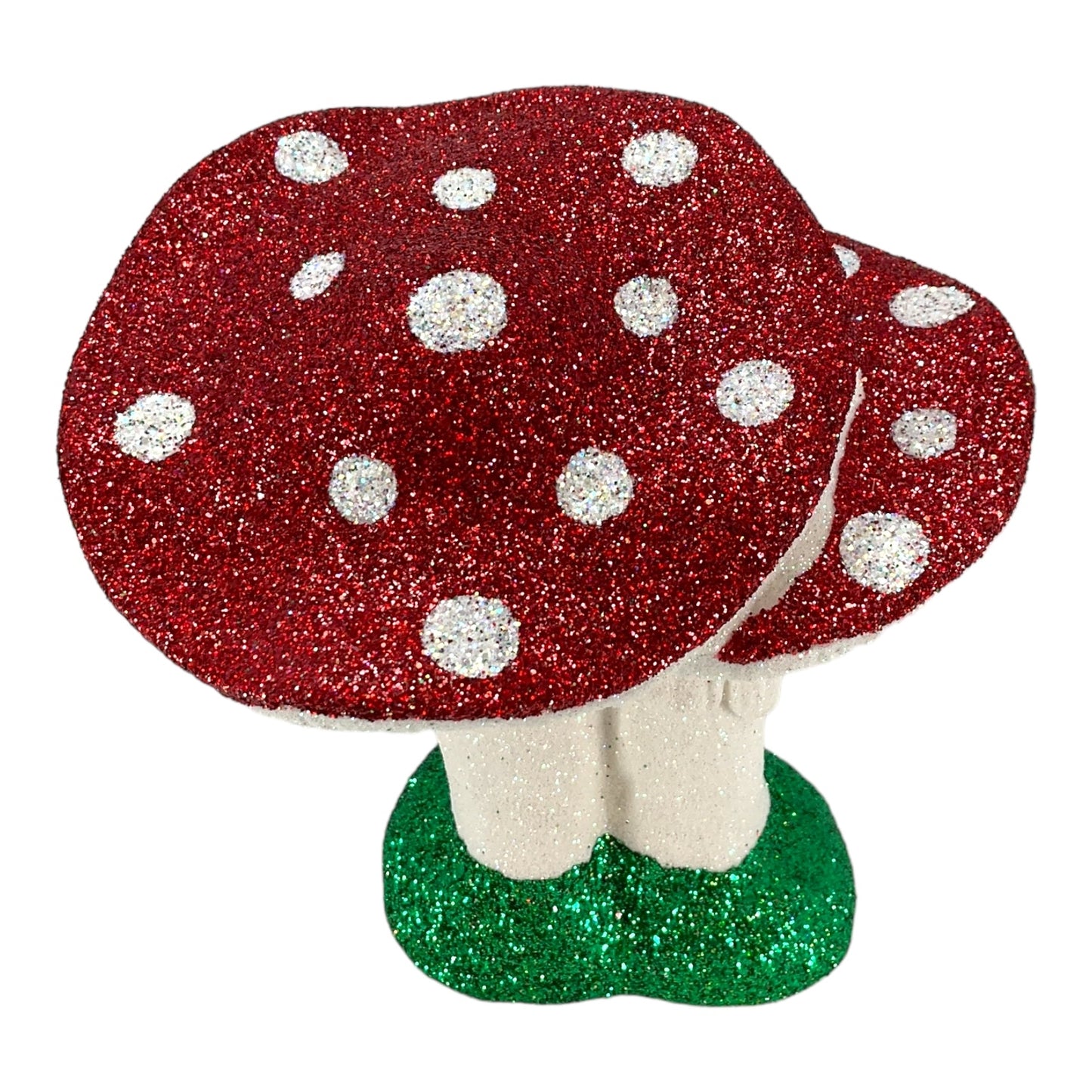 Pinnacle Peak Trading Ino Schaller Double Red and White Mushroom German Display Figurine 5.75 inch