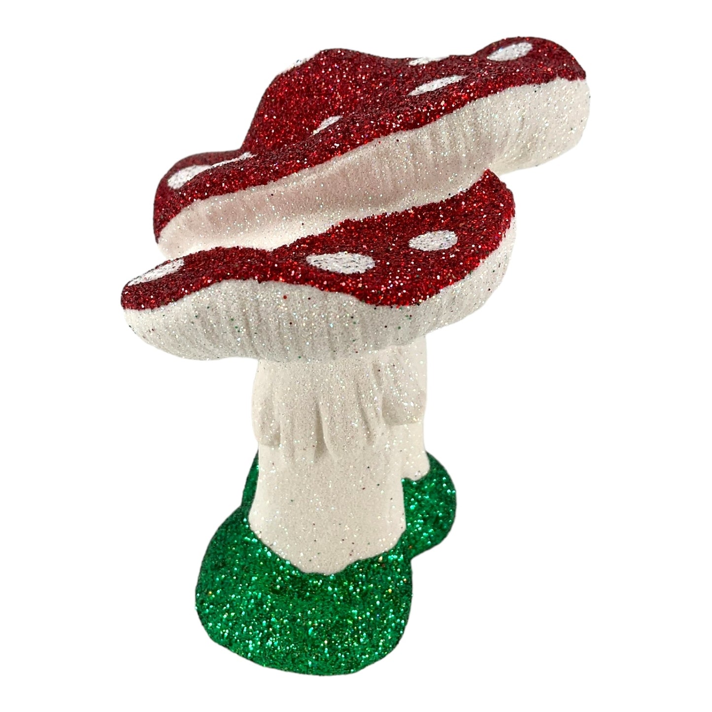 Pinnacle Peak Trading Ino Schaller Double Red and White Mushroom German Display Figurine 5.75 inch