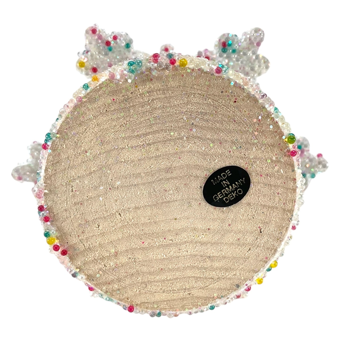 Pinnacle Peak Trading Ino Schaller Confetti Sugarbeads Medium German Christmas Tree 10.25 inch