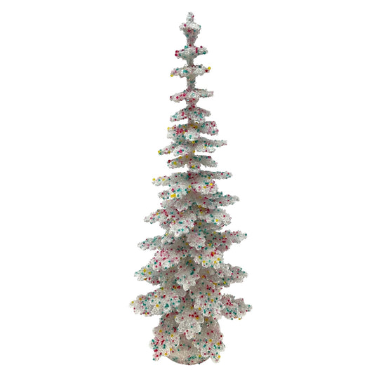 Pinnacle Peak Trading Ino Schaller Confetti Sugarbeads Large German Christmas Tree 12 inch