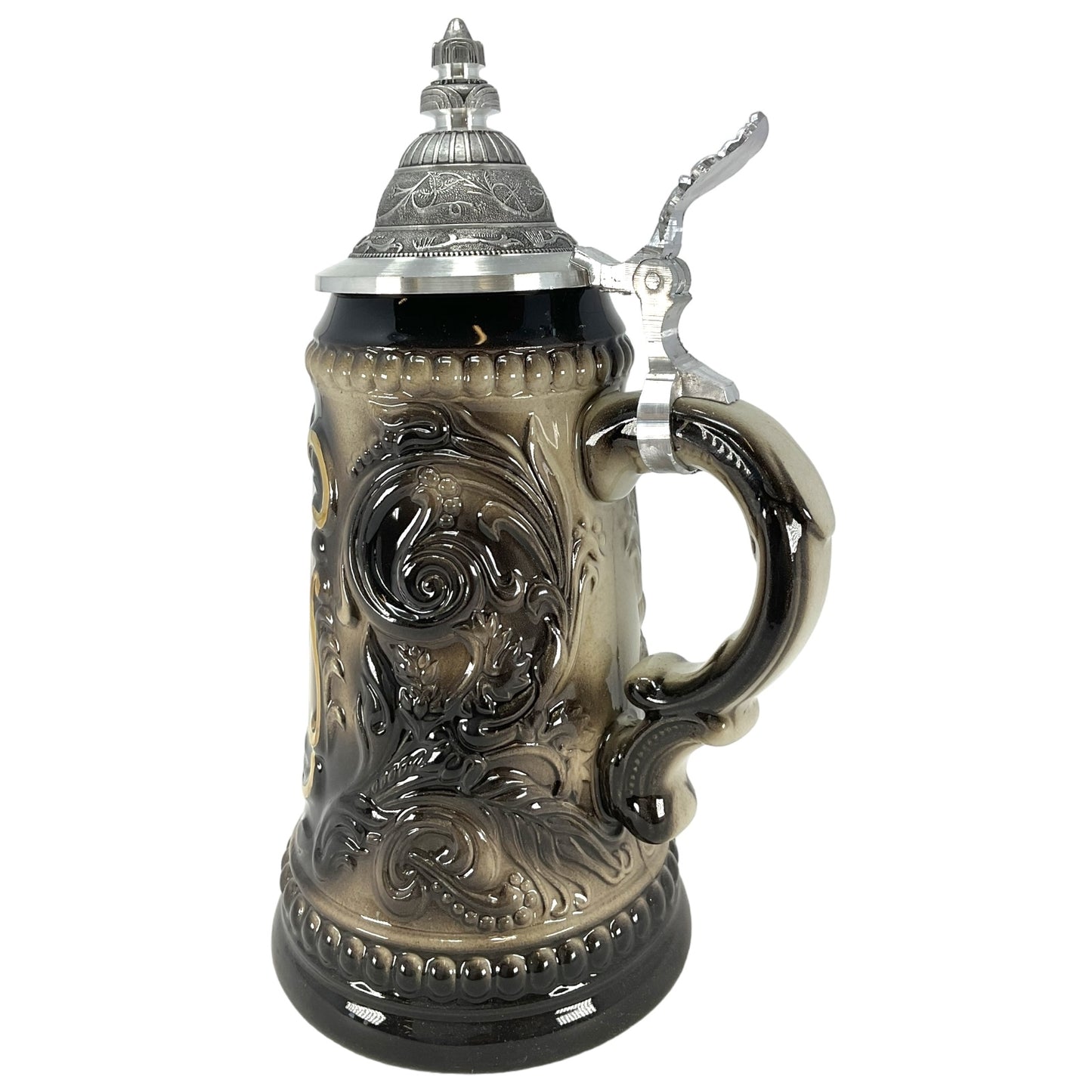 Frankfurt am Main Black Shield German Beer Stein .25L Made in Germany ONE Mug