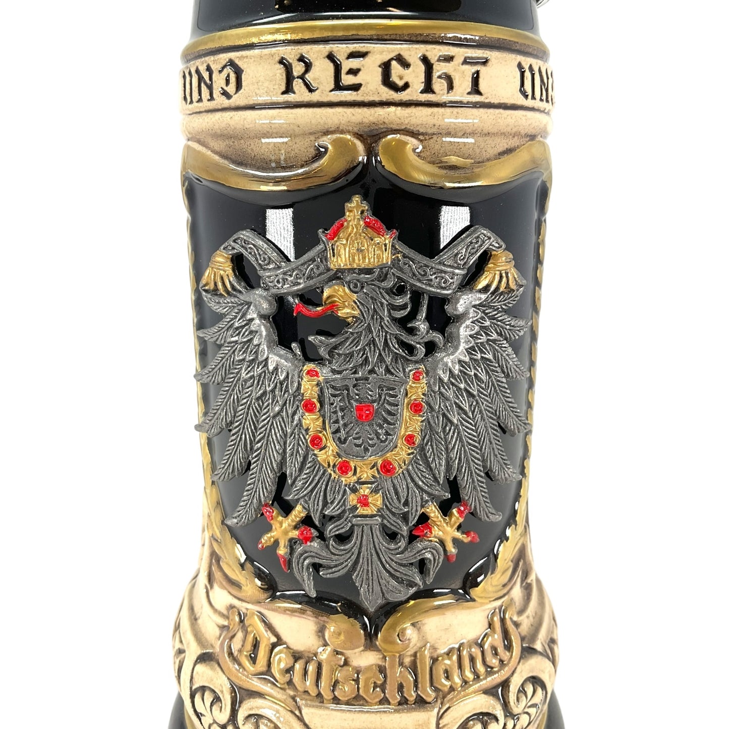 Deutschland Germany Pewter Eagle State Crests LE German Beer Stein .5L One Mug