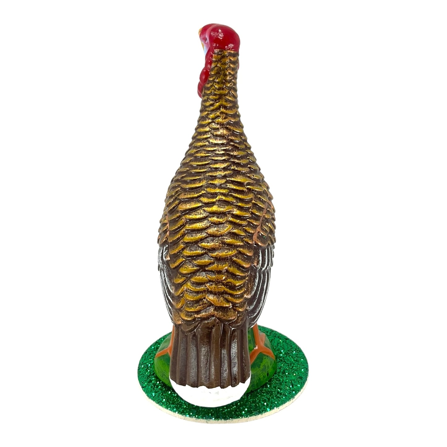 Schaller Paper Mache Female Thanksgiving Turkey German Paper Mache Container New