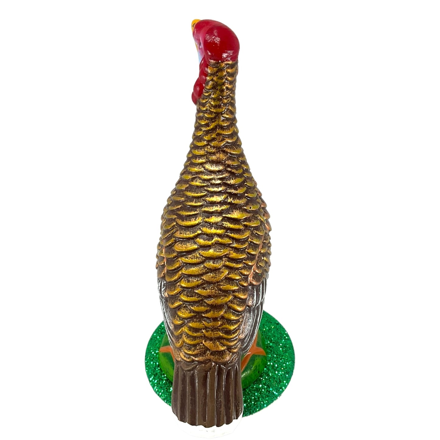 Schaller Paper Mache Female Thanksgiving Turkey German Paper Mache Container New