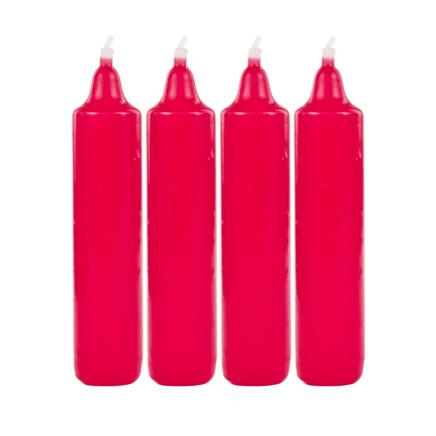 4 Red 22.5mm diameter German Christmas Pyramid Candles