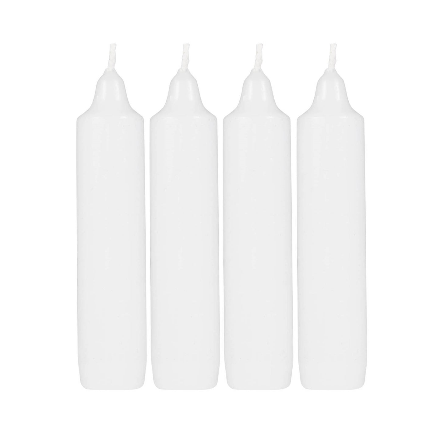 4 White 22mm diameter German Christmas Pyramid Candles