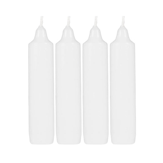 4 White 22mm diameter German Christmas Pyramid Candles