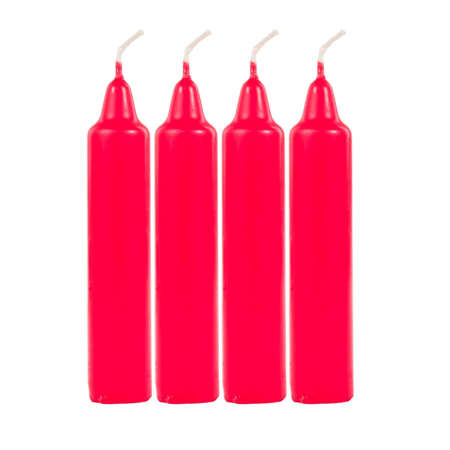 4 Red 20.5mm diameter German Christmas Candles Made in Germany for Large Pyramid