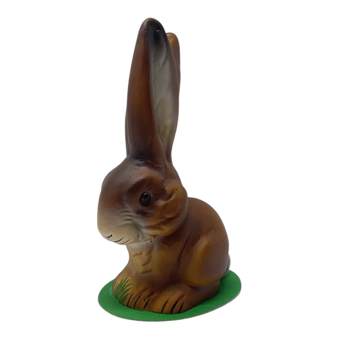 Pinnacle Peak Trading Ino Schaller Brown Easter Bunny Rabbit Sitting German Paper Mache 5 inch