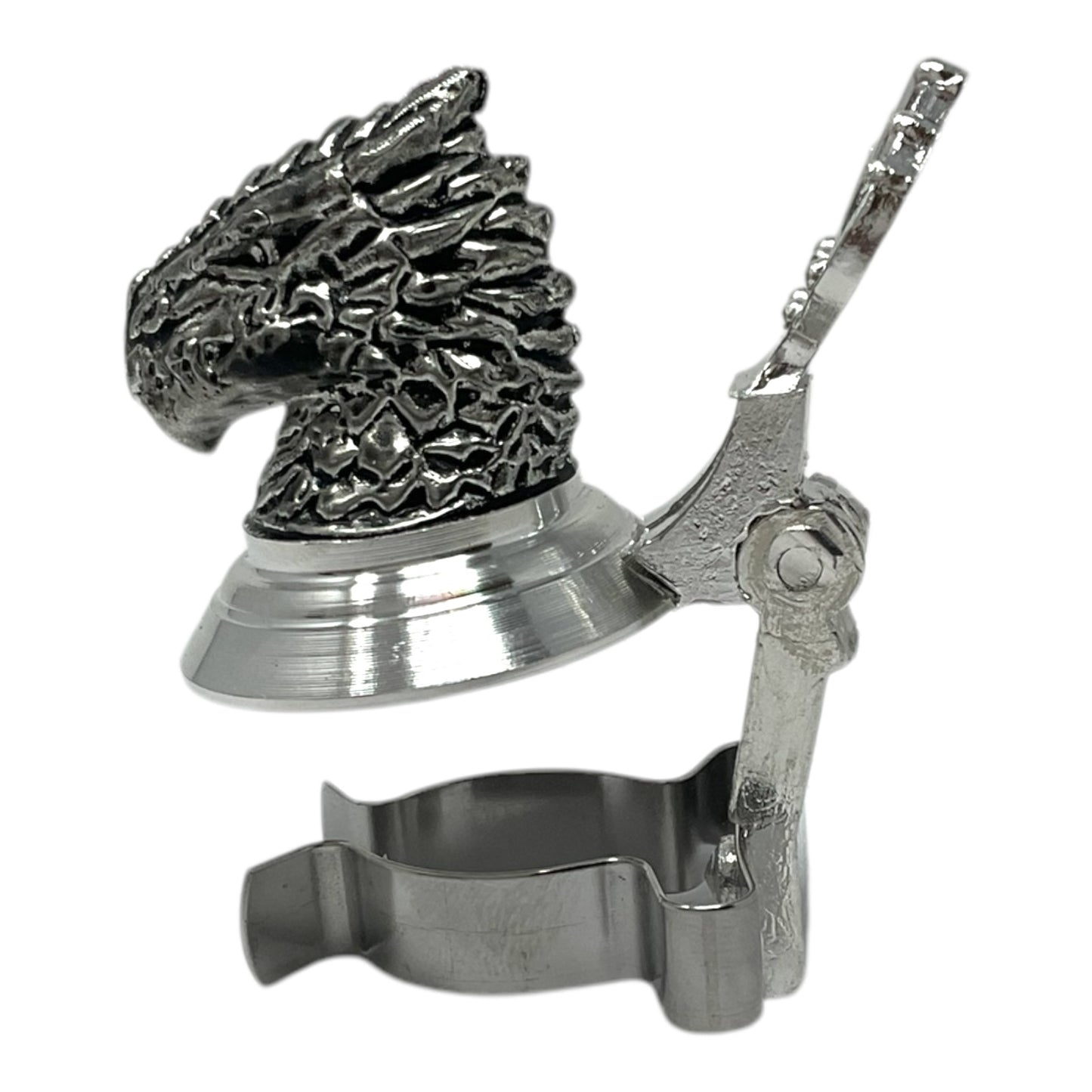 Pinnacle Peak Trading Dragon Head Beer Bottle Topper German Pewter Lid Made in Germany