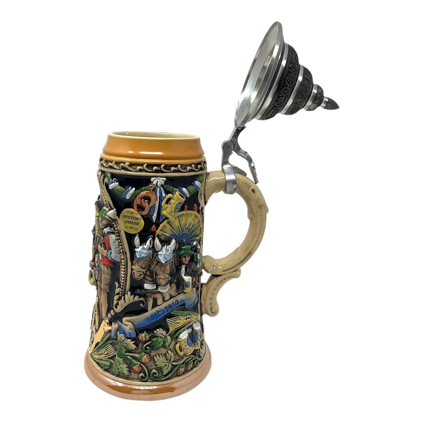 Pinnacle Peak Trading Hofbrauhaus Oktoberfest LE German Stoneware Beer Stein .75L Made in Germany by King Werks