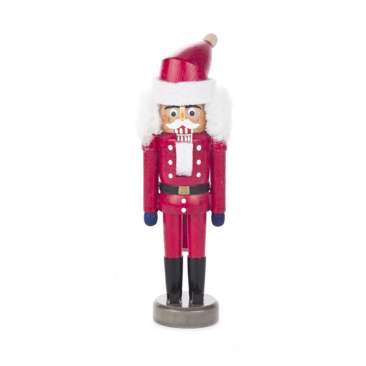 Santa Claus in Red German Wood Miniature Christmas Nutcracker Mini 5 Inch