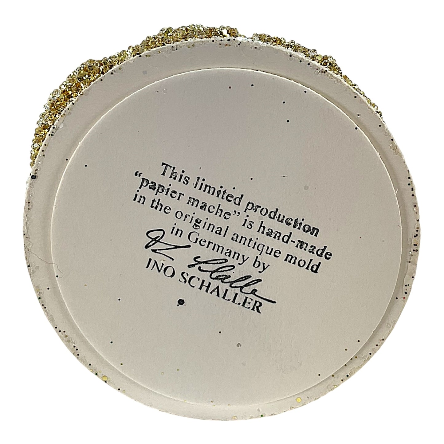 Pinnacle Peak Trading Ino Schaller Champagne Coat Russian Santa German Paper Mache