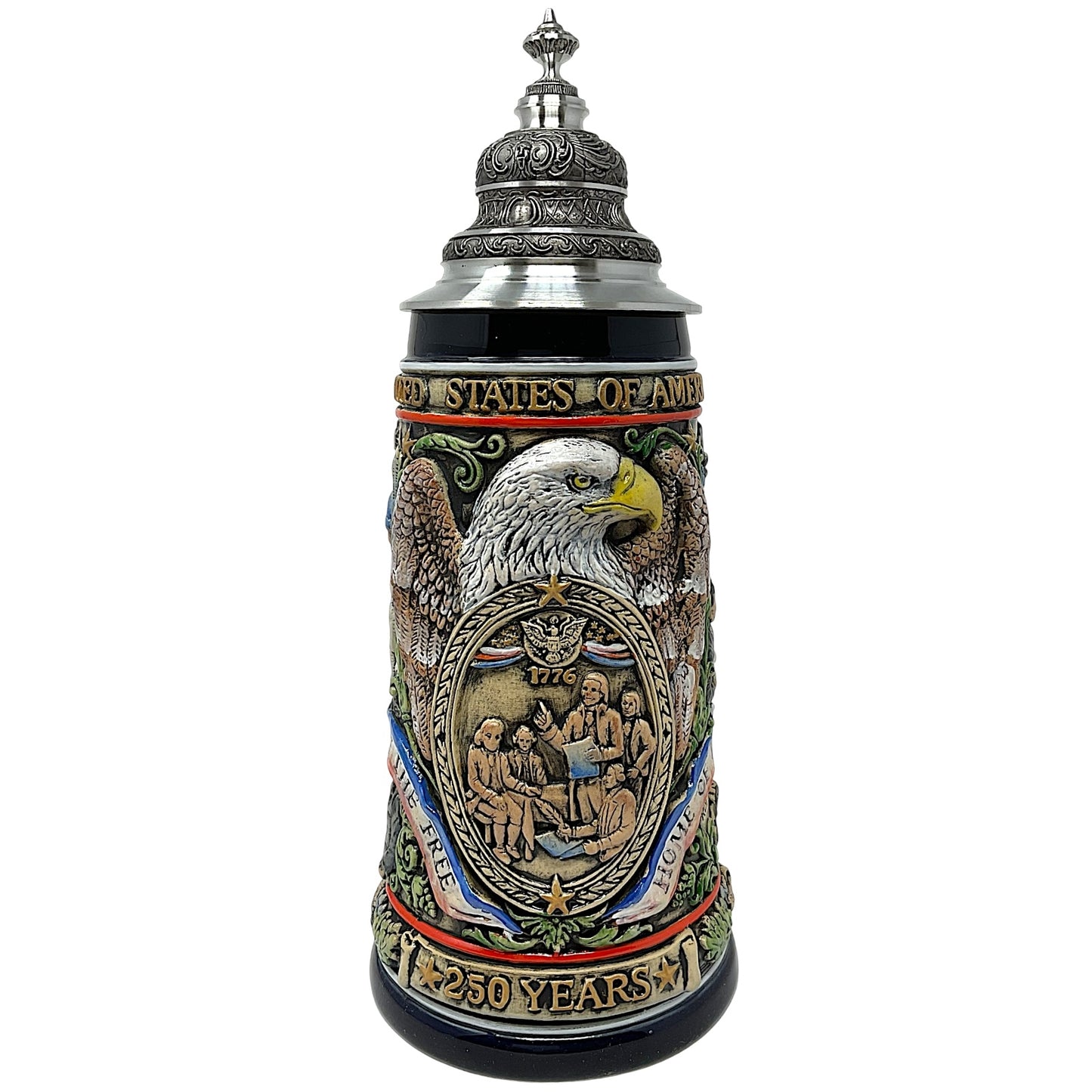 Pinnacle Peak Trading United States 250th Anniversary LE German Beer Stein 1.2 liter by King Werks