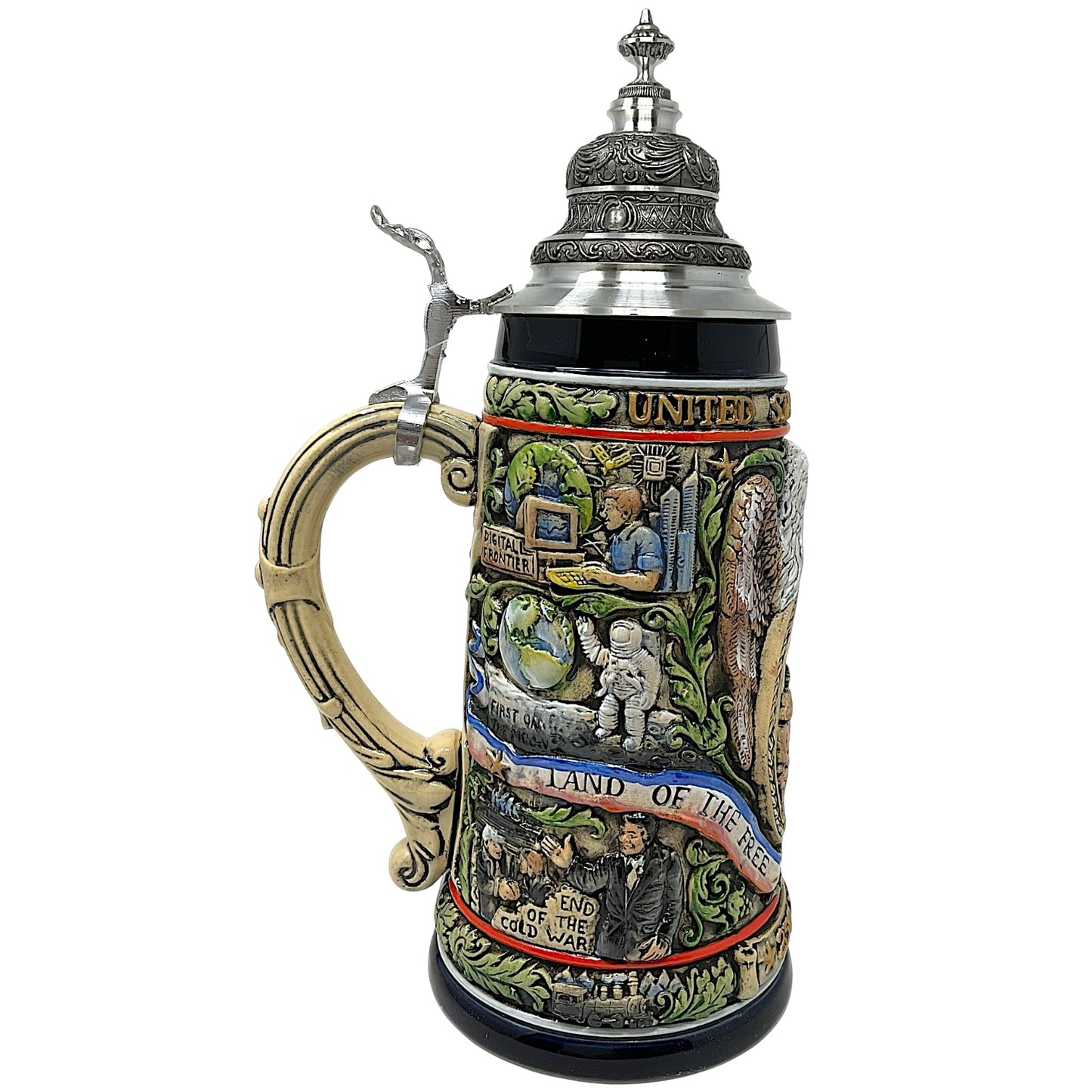 Pinnacle Peak Trading United States 250th Anniversary LE German Beer Stein 1.2 liter by King Werks