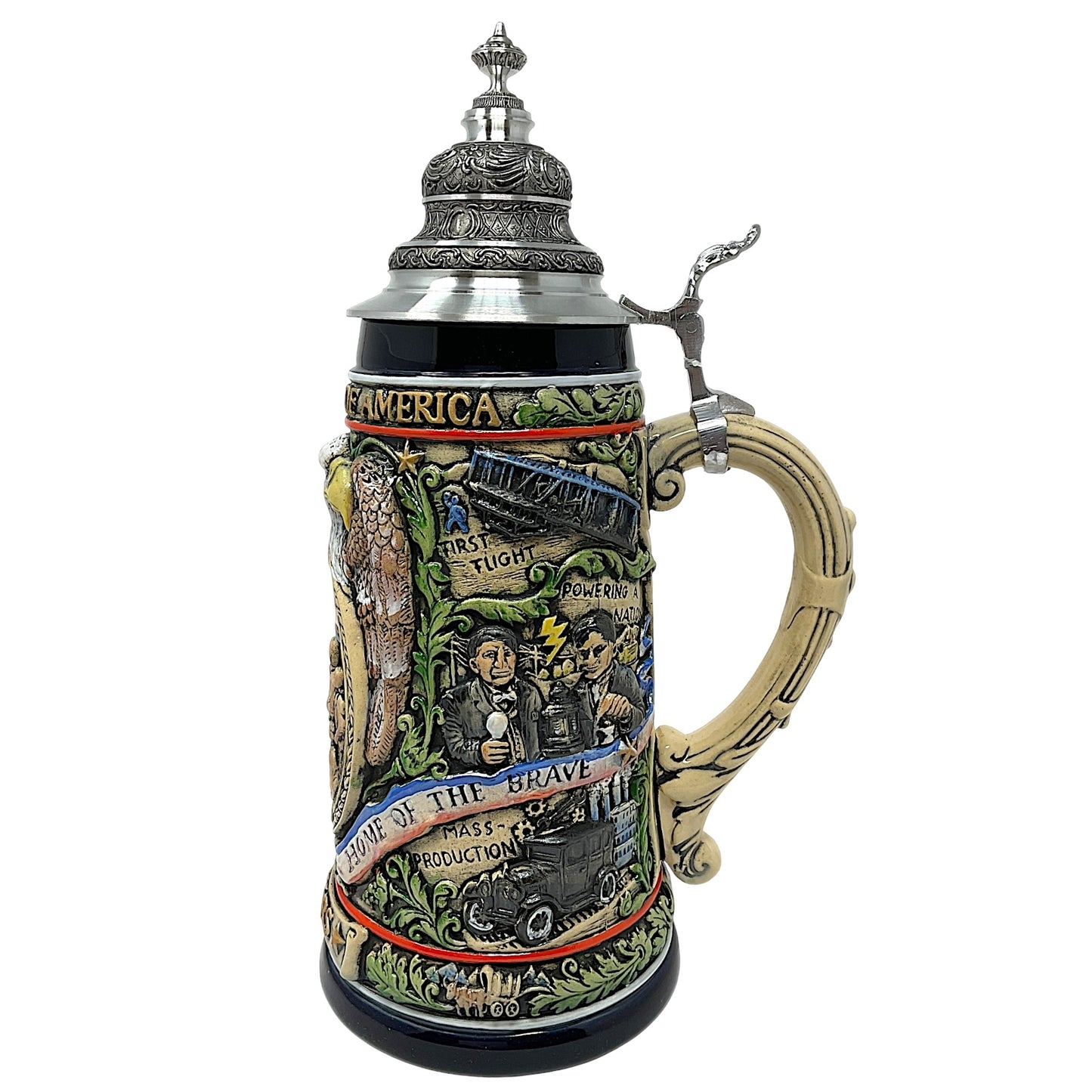 Pinnacle Peak Trading United States 250th Anniversary LE German Beer Stein 1.2 liter by King Werks