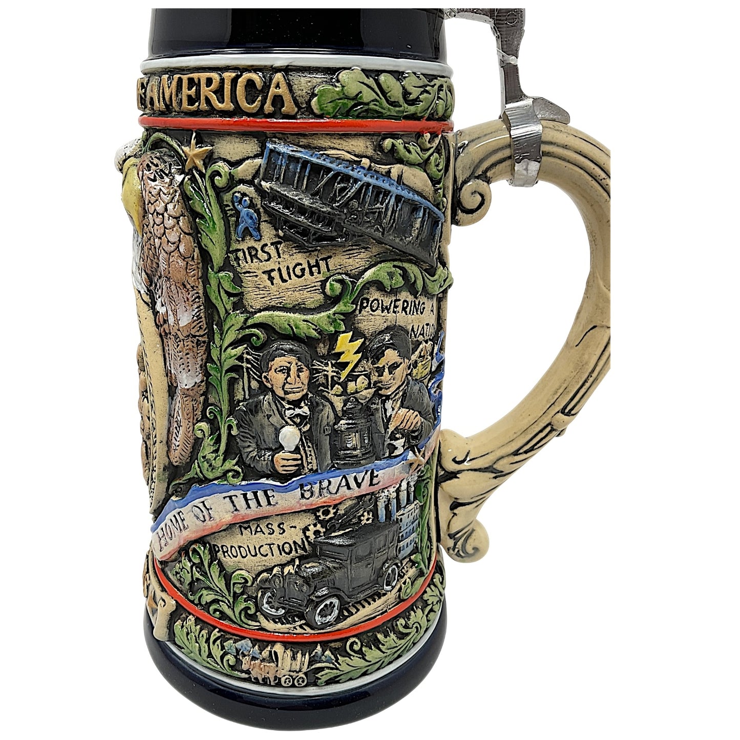Pinnacle Peak Trading United States 250th Anniversary LE German Beer Stein 1.2 liter by King Werks