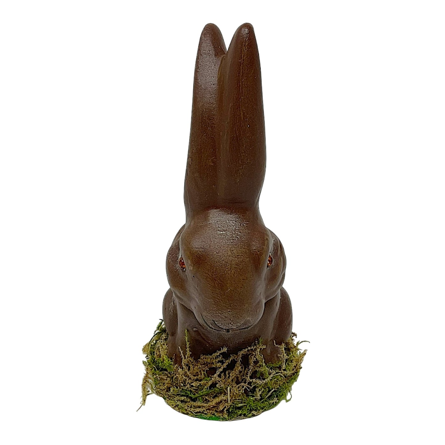 Pinnacle Peak Trading Ino Schaller Brown Easter Bunny Rabbit Sitting German Paper Mache 5 inch