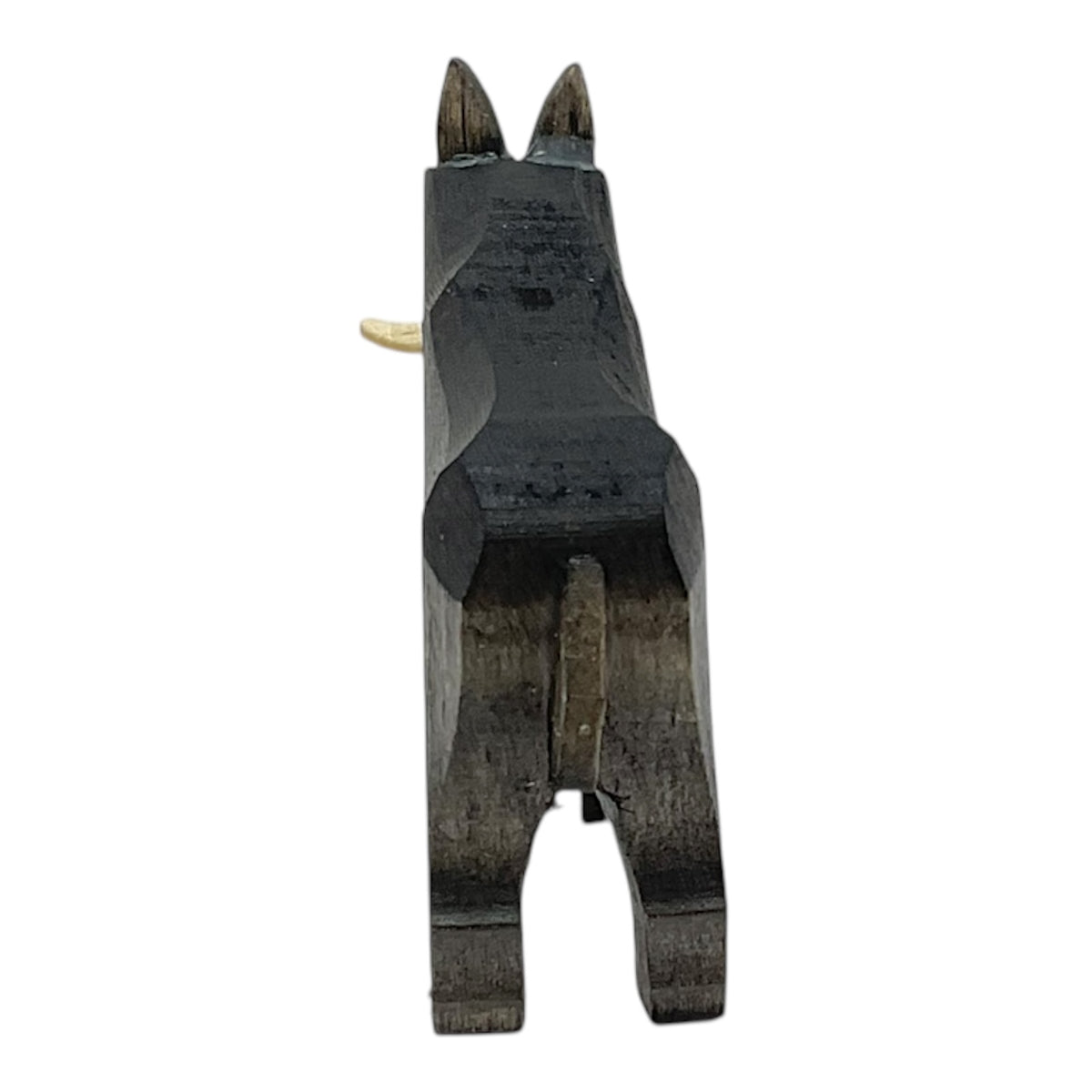 Pinnacle Peak Trading Wild Boar Pig Miniature German Carved Wood Decorative Figurine 1.75 inch tall