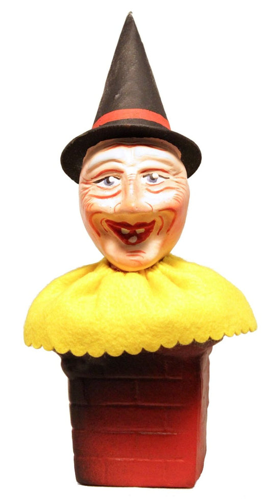 Pinnacle Peak Trading Company Schaller Paper Mache Halloween Chimney Witch