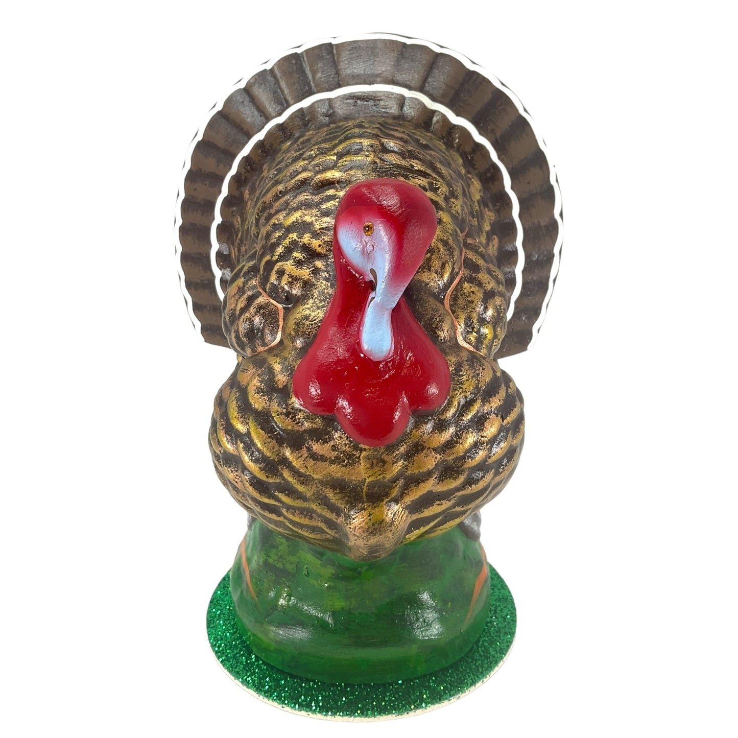 Ino Schaller Paper Mache Male Thanksgiving Turkey