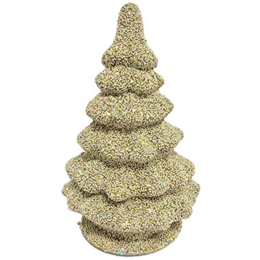 Ino Schaller Medium Champagne Tree German Christmas Paper Mache Candy Container