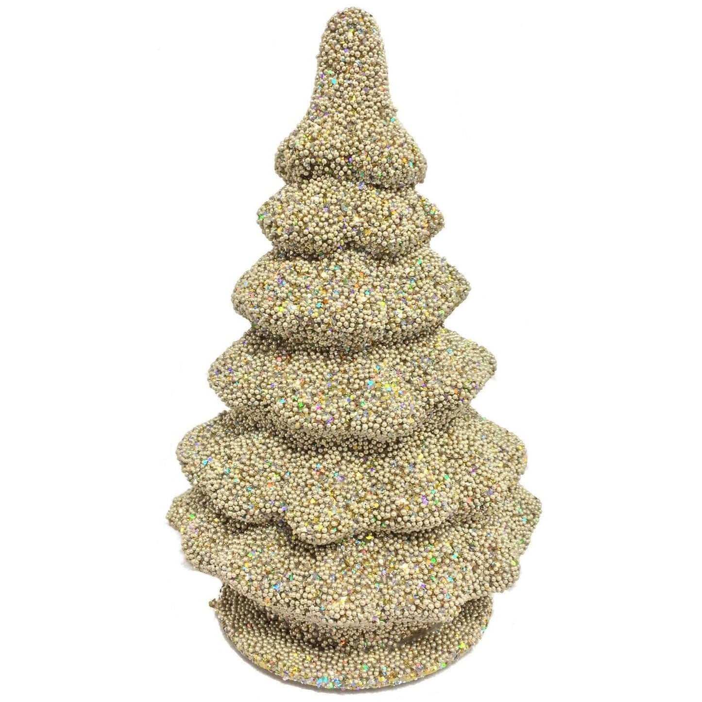 Ino Schaller Medium Champagne Tree German Christmas Paper Mache Candy Container