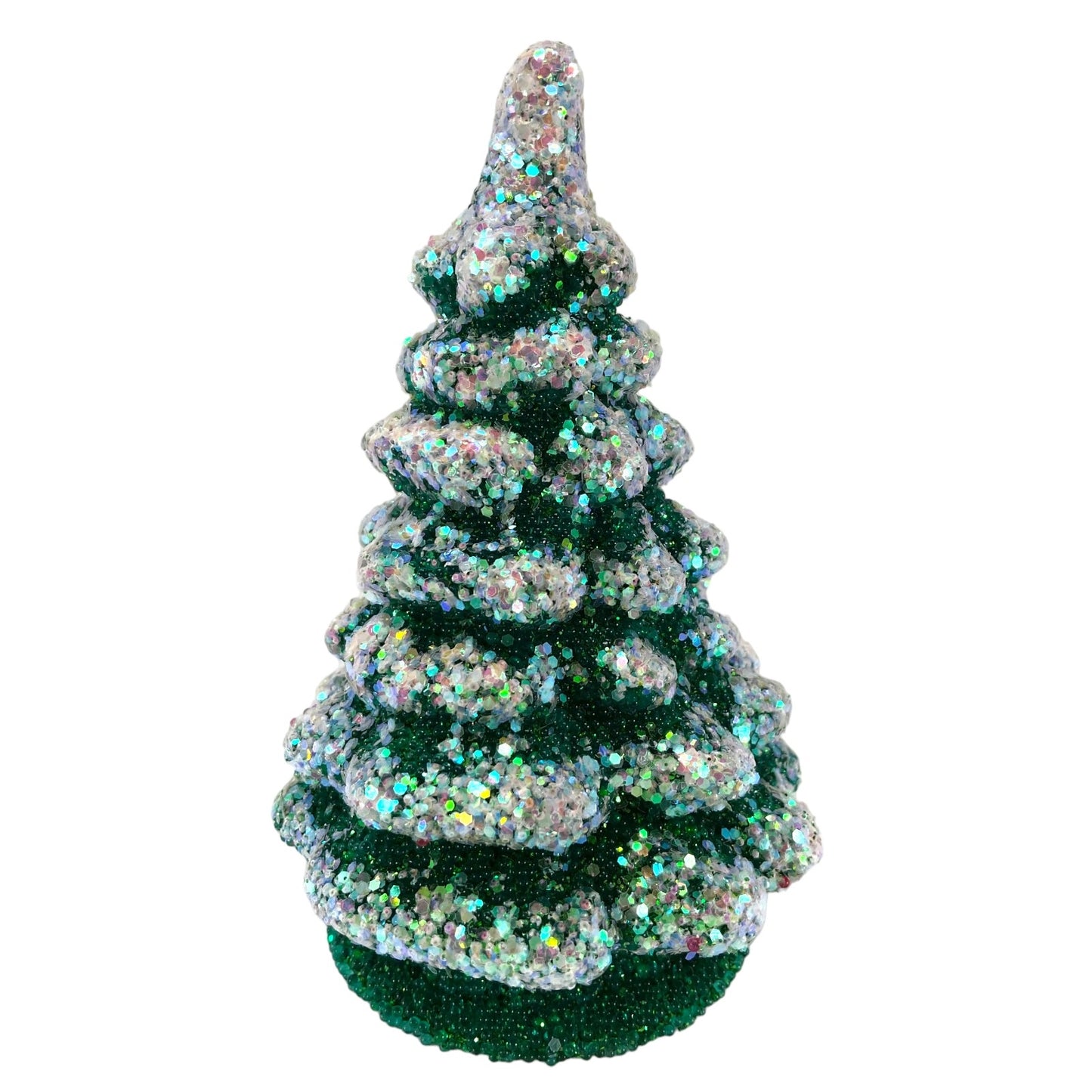 Ino Schaller Paper Mache Small Christmas Tree 5 Inch