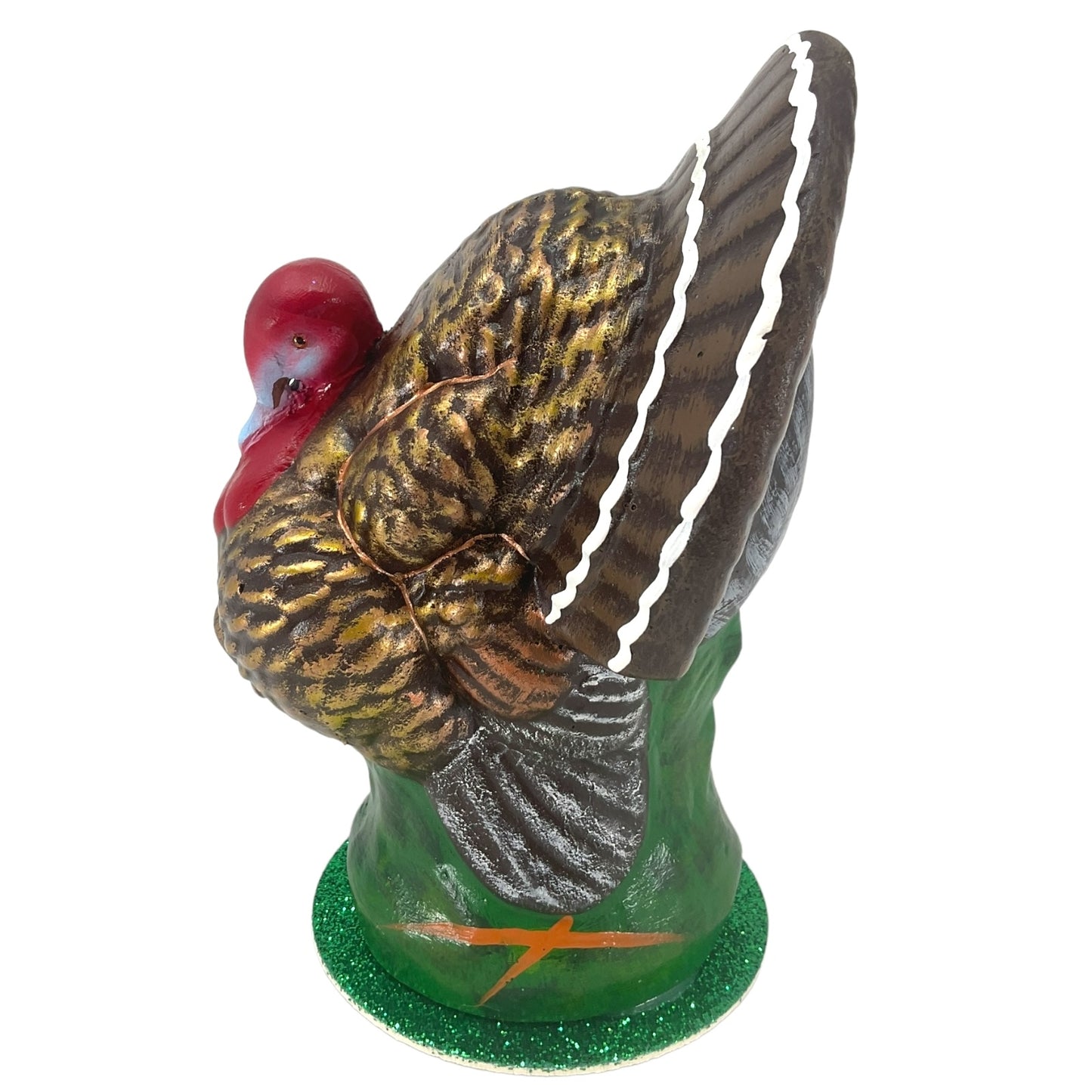 Ino Schaller Paper Mache Male Thanksgiving Turkey