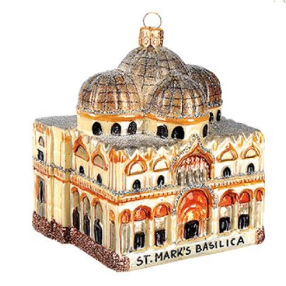 St Saint Marks Basilica Polish Glass Christmas Ornament Venice Italy Made Poland